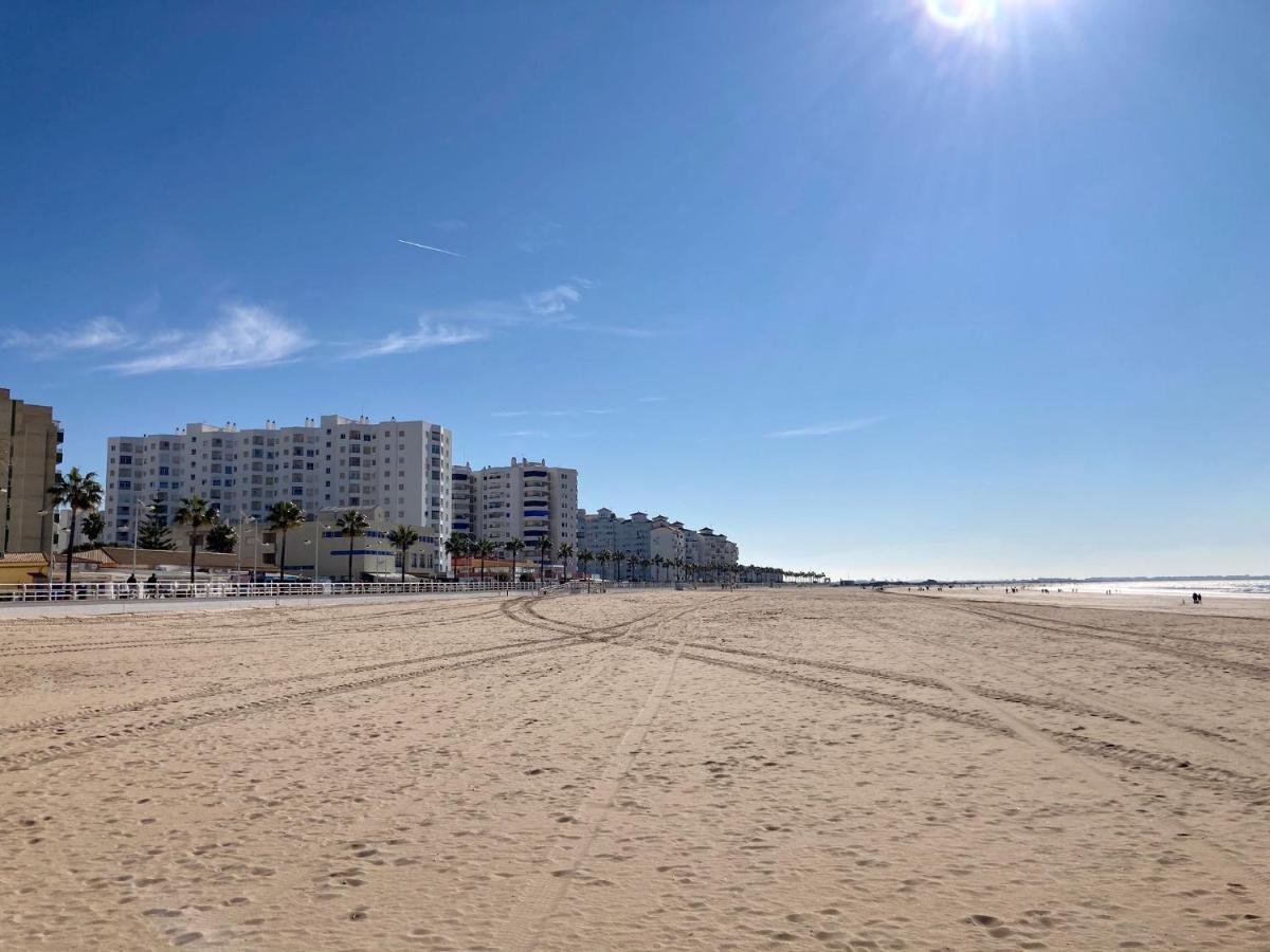 Apartmán Atico Valdelagrana Playa - Aire Acondicionado Y Piscina El Puerto de Santa María Exteriér fotografie